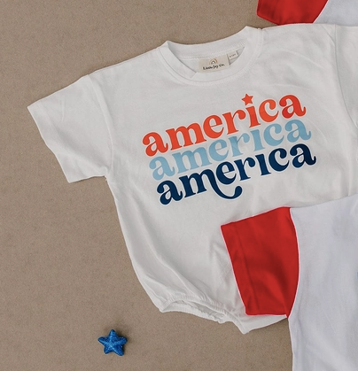 America T-Shirt Romper