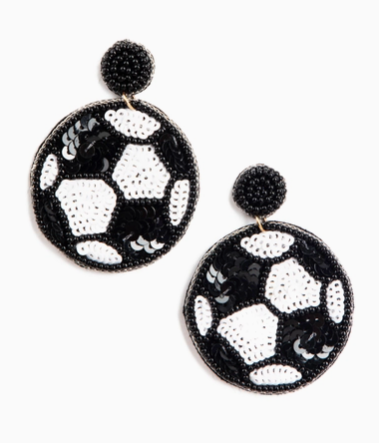 Soccer Ball Earrings