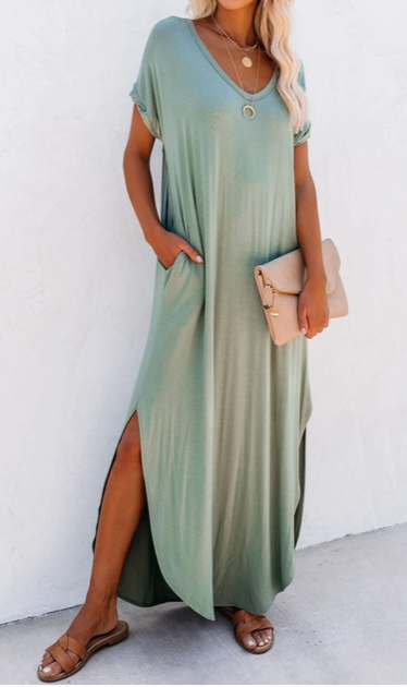 Maxi Shirt Dress