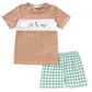 Duck Embroidery Short Set