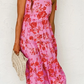 Floral Tie Shoulder Dress