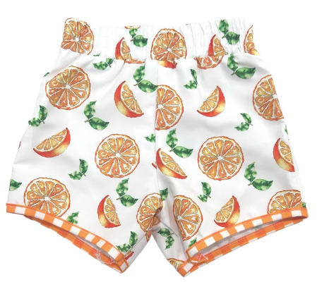 Orange Swim Shorts