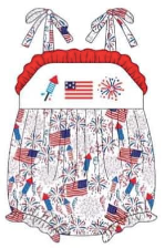 Patriotic Girl Bubble