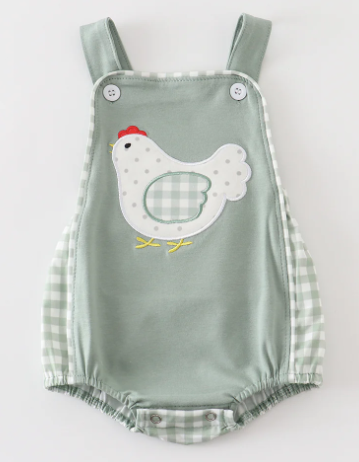 Chicken Applique Sage