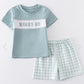 Mama's Boy Smocked Set