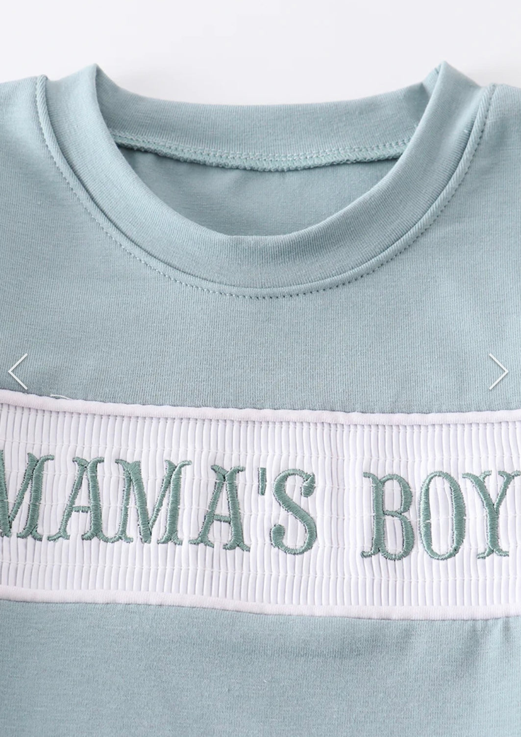 Mama's Boy Smocked Set